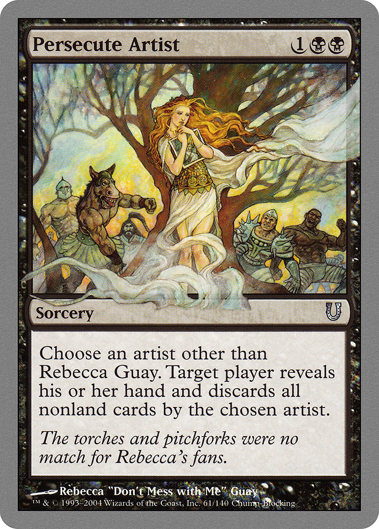 Persecute Artist [Unhinged] Foil