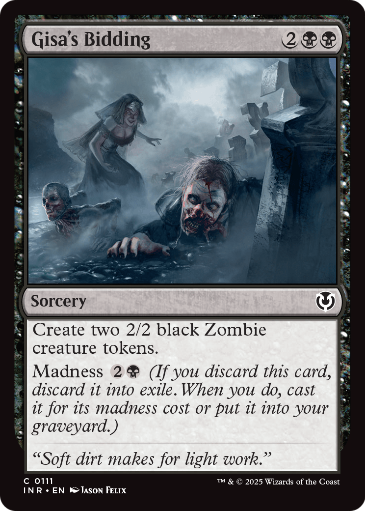 Gisa's Bidding (-111) [Innistrad Remastered]