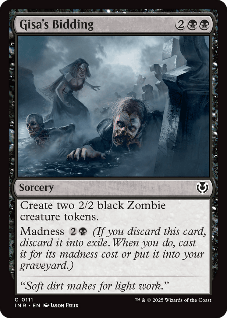 Gisa's Bidding (-111) [Innistrad Remastered]