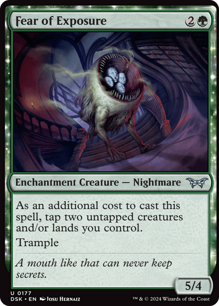 Fear of Exposure [Duskmourn: House of Horror] Foil
