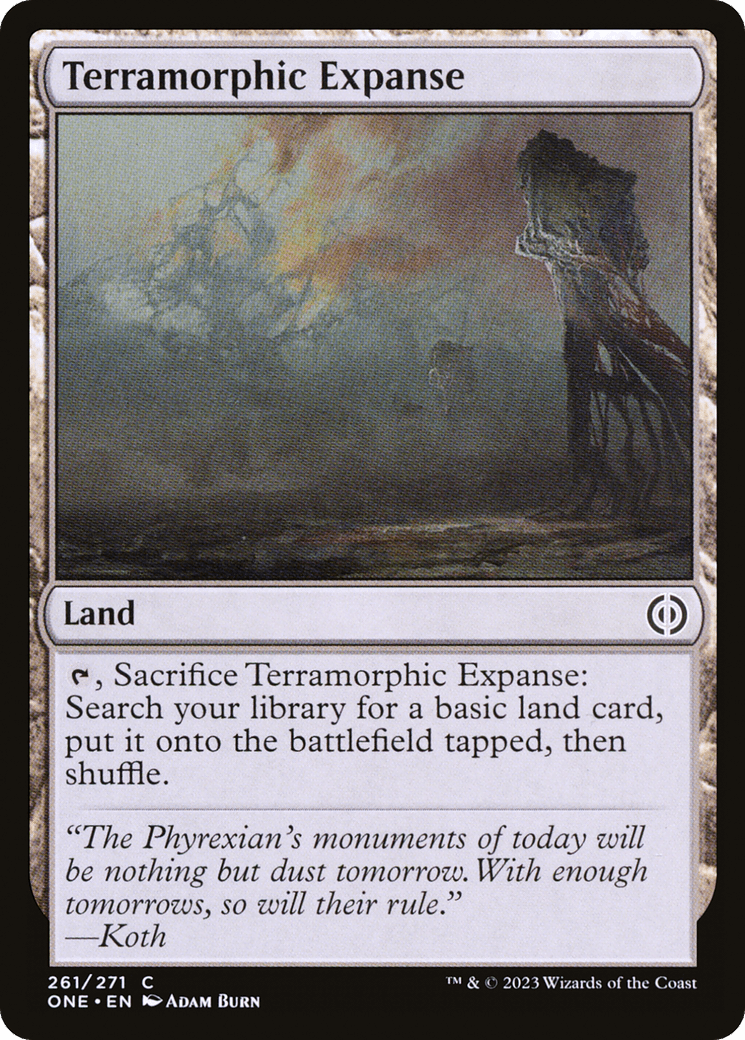 Terramorphic Expanse [Phyrexia: All Will Be One] Foil