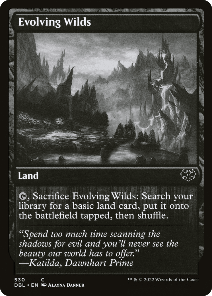 Evolving Wilds (530) [Innistrad: Double Feature] Foil