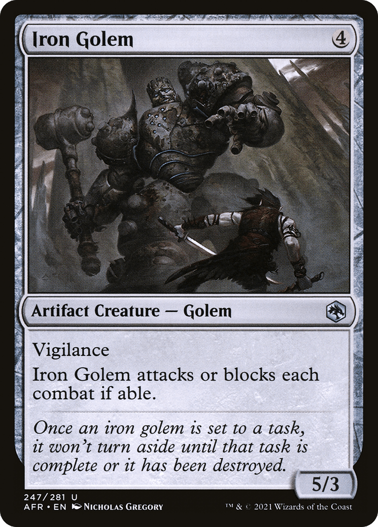 Iron Golem [Dungeons & Dragons: Adventures in the Forgotten Realms]