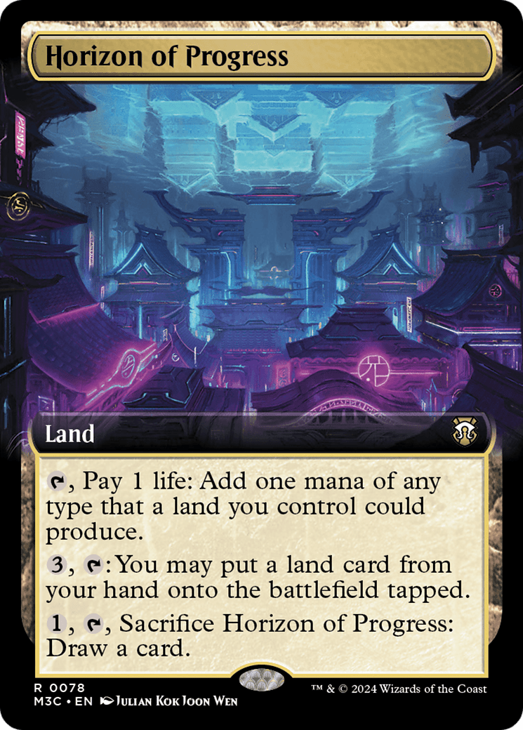 Horizon of Progress (Extended Art) [Modern Horizons 3 Commander] Foil