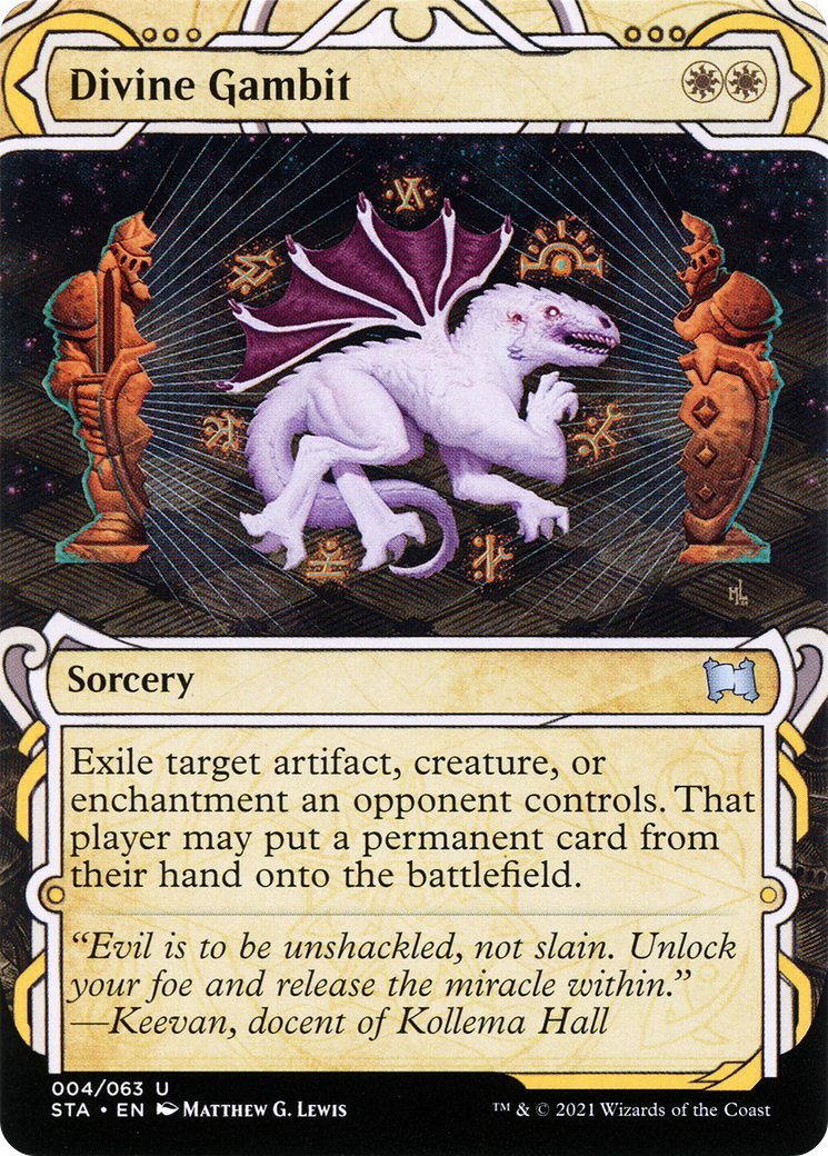 Divine Gambit [Strixhaven: School of Mages Mystical Archive] Foil