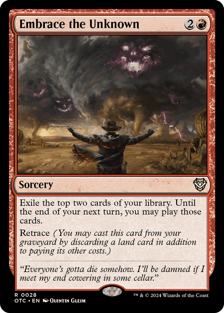 Embrace the Unknown [Outlaws of Thunder Junction Commander]