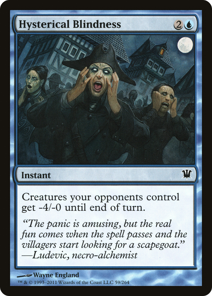 Hysterical Blindness [Innistrad] Foil
