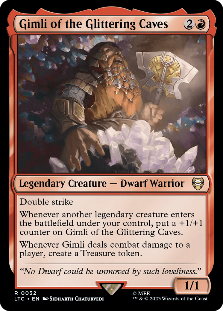 Gimli of the Glittering Caves [The Lord of the Rings: Tales of Middle-Earth Commander] Foil