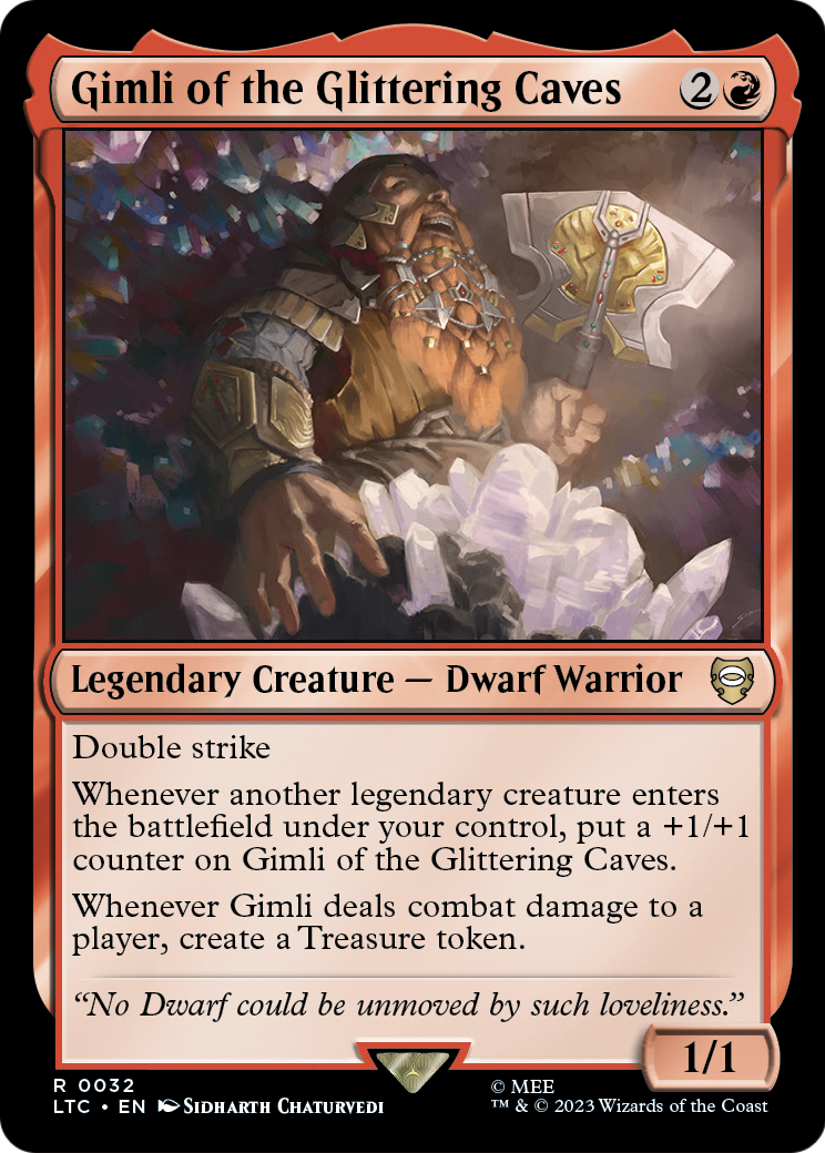 Gimli of the Glittering Caves [The Lord of the Rings: Tales of Middle-Earth Commander] Foil