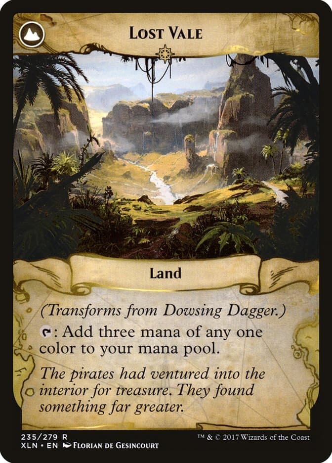 Dowsing Dagger // Lost Vale [Ixalan] Foil