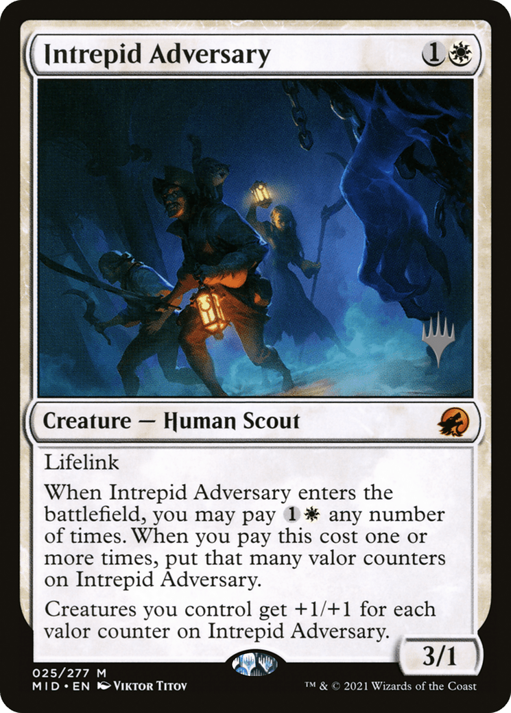 Intrepid Adversary (Promo Pack) [Innistrad: Midnight Hunt Promos]