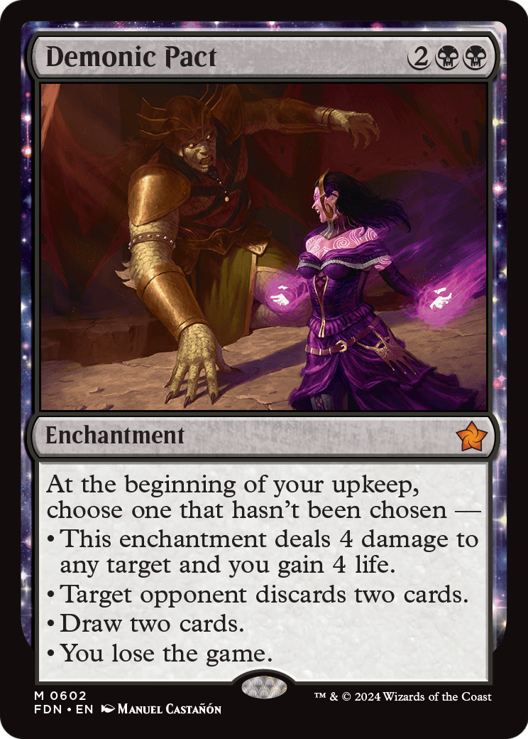 Demonic Pact (FDN-602) - Foundations: (enchantment)