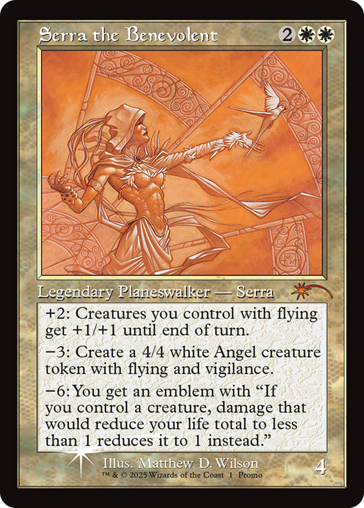 Serra the Benevolent (Retro Frame) (-001) [Secret Lair Drop Series]