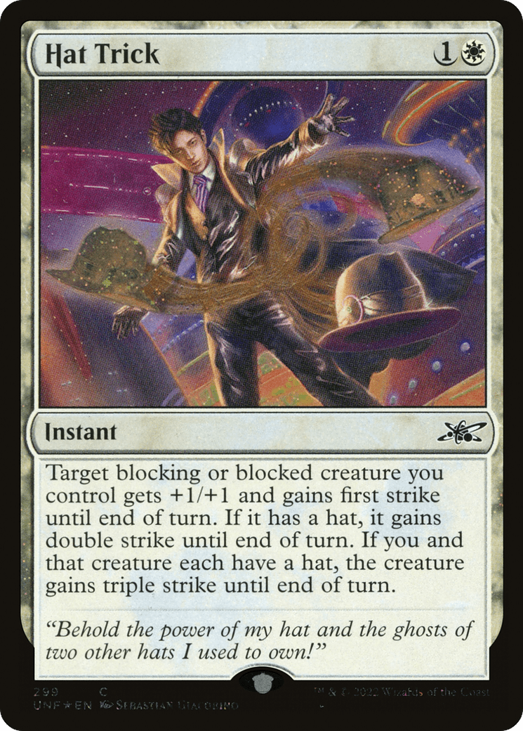 Hat Trick (Galaxy Foil) [Unfinity]