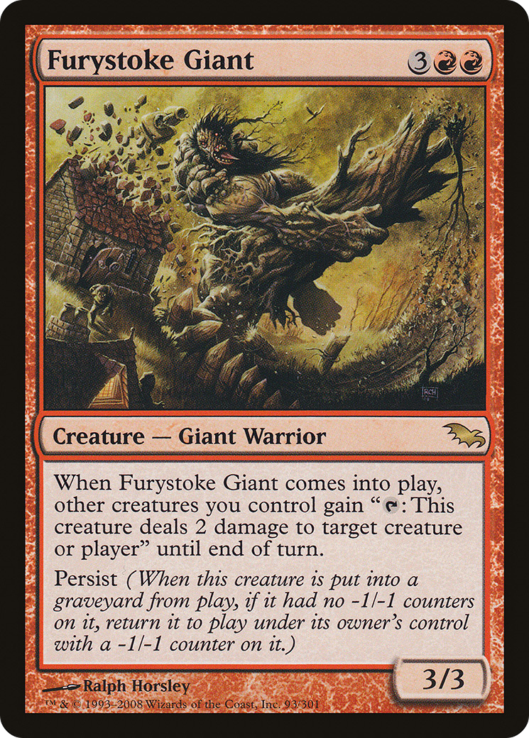 Furystoke Giant [Shadowmoor] Foil