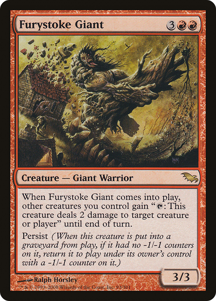 Furystoke Giant [Shadowmoor] Foil
