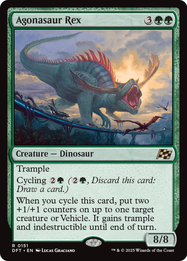 Agonasaur Rex |  Foil (151) [Aetherdrift]