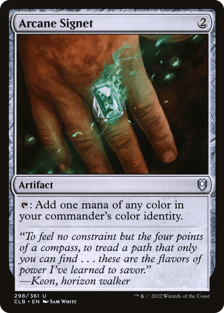 Arcane Signet [Commander Legends: Battle for Baldur's Gate] Foil