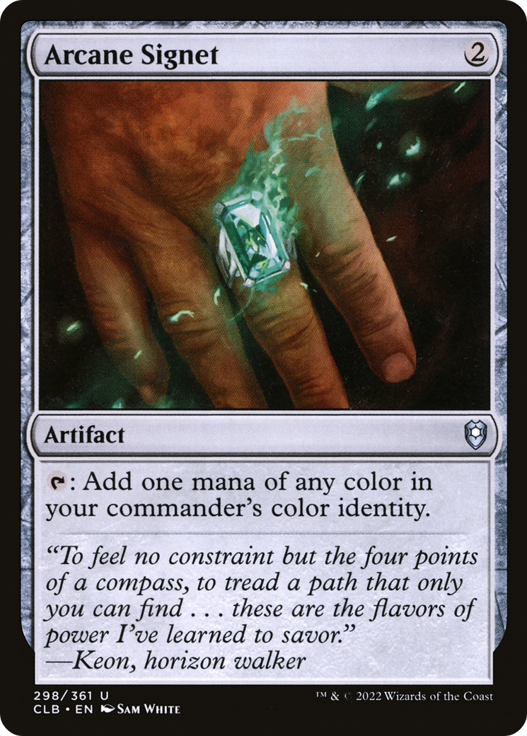 Arcane Signet [Commander Legends: Battle for Baldur's Gate] Foil