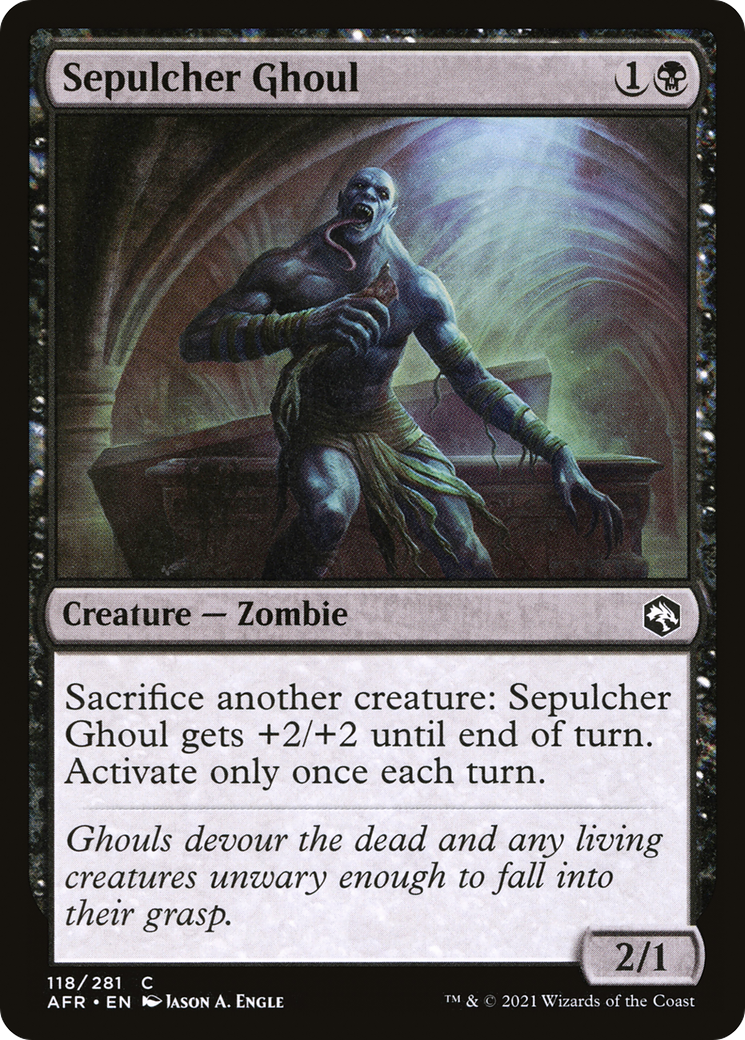 Sepulcher Ghoul [Dungeons & Dragons: Adventures in the Forgotten Realms] Foil