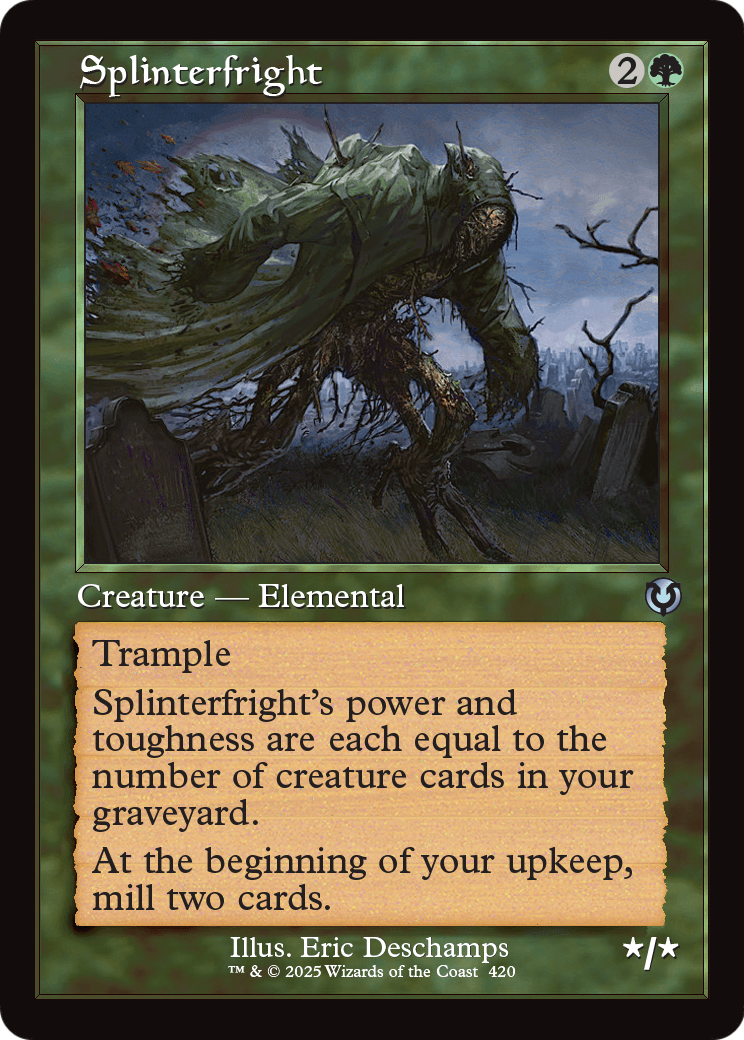 Splinterfright (Retro Frame) (-420) [Innistrad Remastered]  Foil