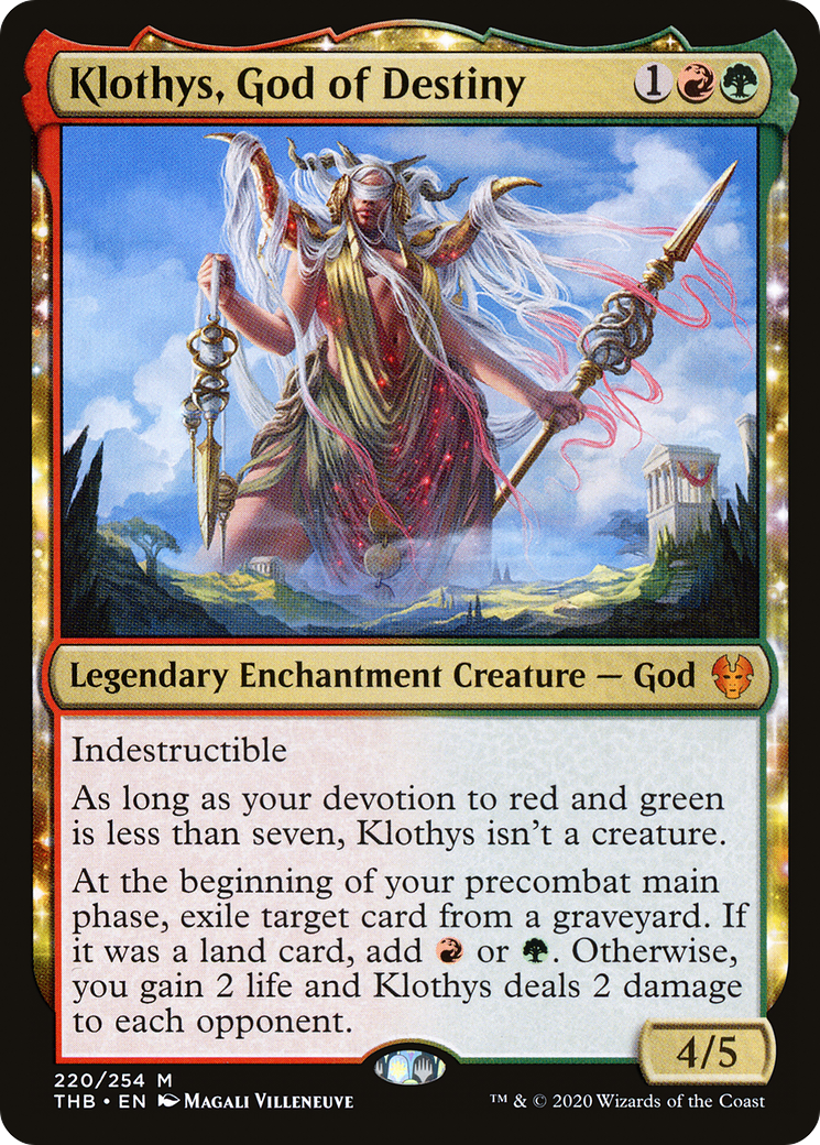 Klothys, God of Destiny [Theros Beyond Death] Foil