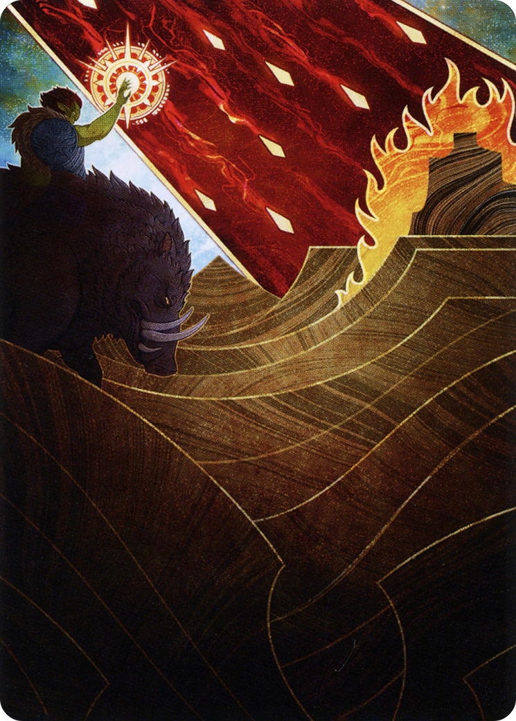 Stone Rain // Stone Rain (ASTX-077) - Strixhaven Art Series (Borderless) Foil
