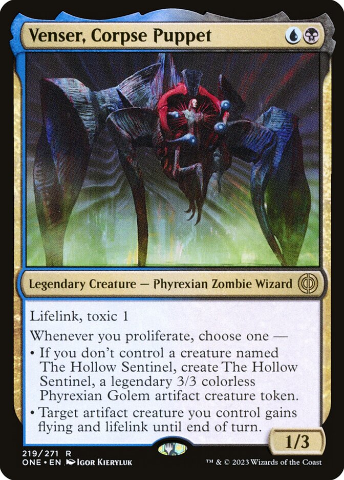 Venser, Corpse Puppet 219 (Phyrexia: All Will Be One) 