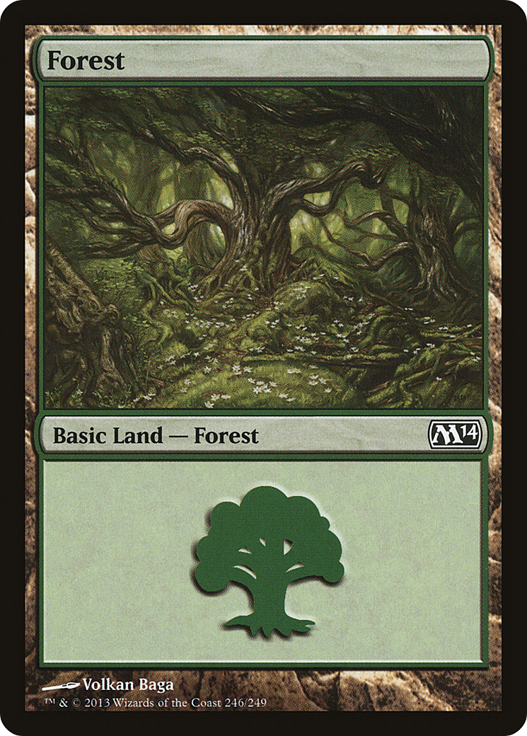 Forest (246) [Magic 2014] Foil