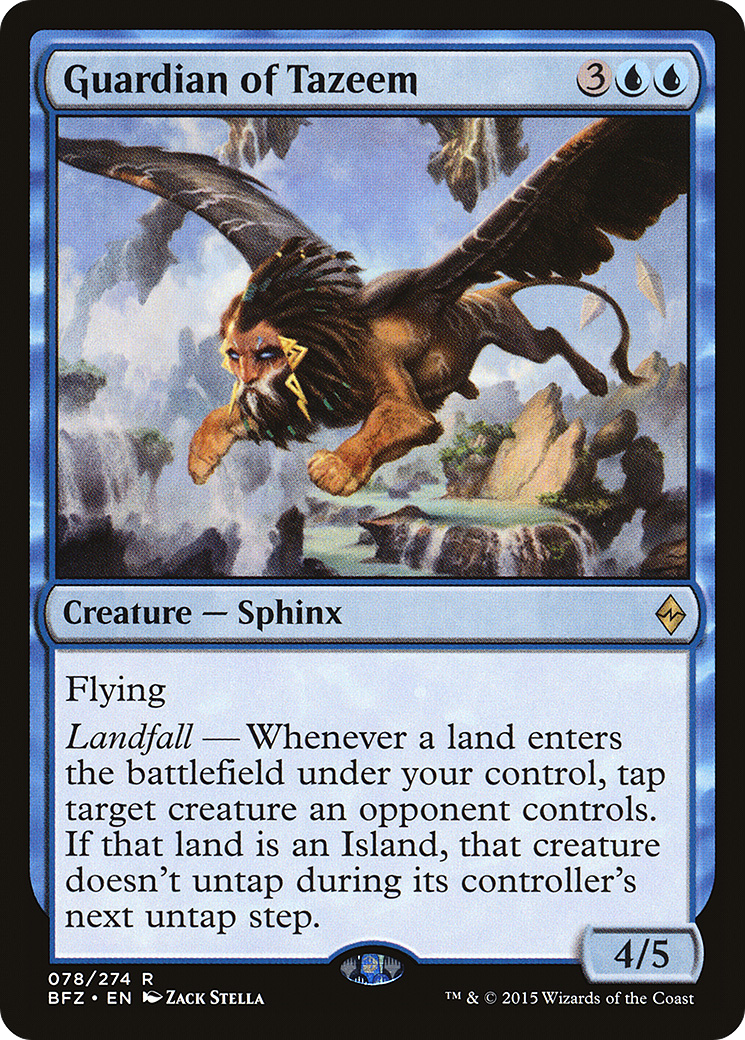 Guardian of Tazeem [Battle for Zendikar] Foil