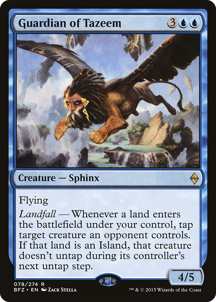Guardian of Tazeem [Battle for Zendikar] Foil