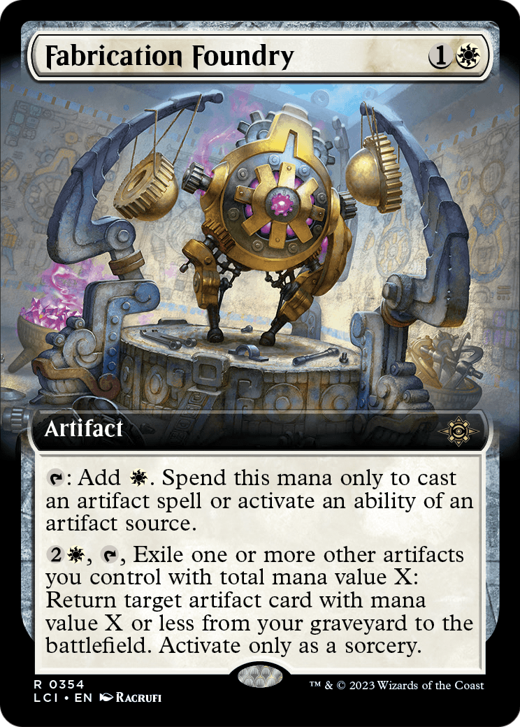 Fabrication Foundry (Extended Art) [The Lost Caverns of Ixalan] Foil