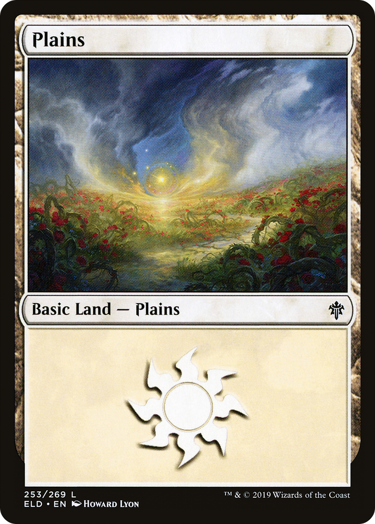 Plains (253) [Throne of Eldraine] Foil
