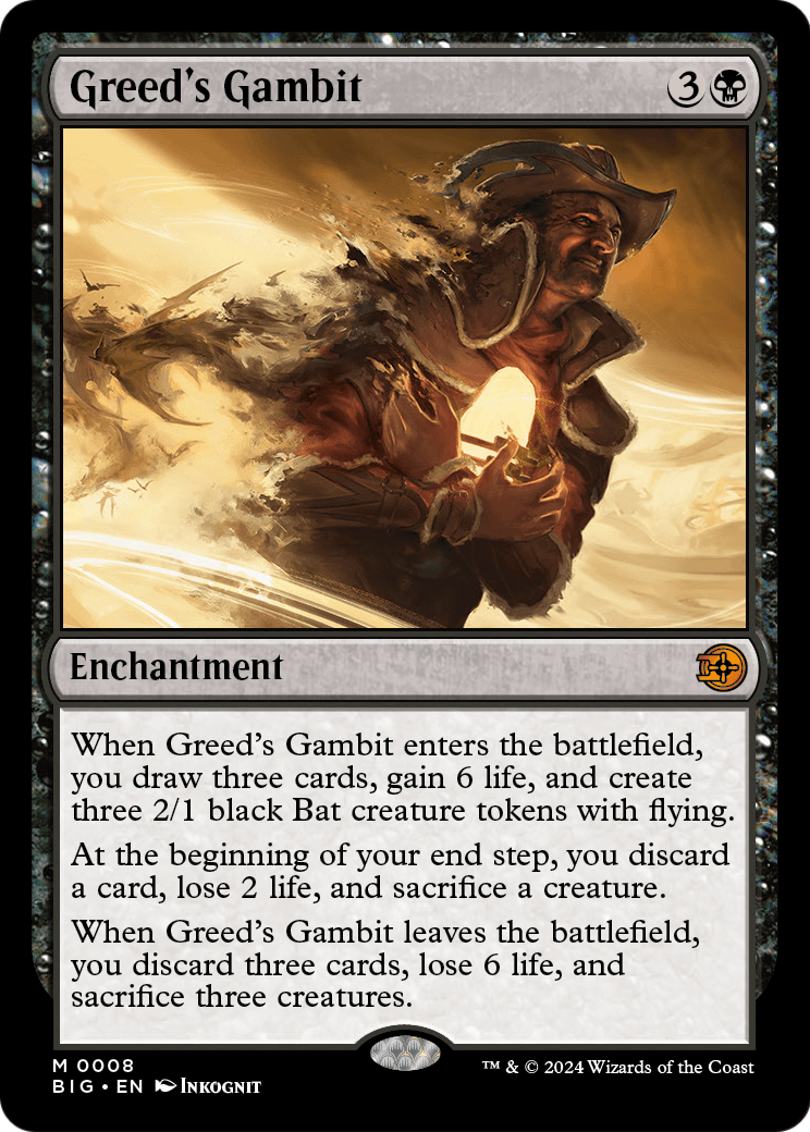 Greed's Gambit [Outlaws of Thunder Junction: The Big Score] Foil
