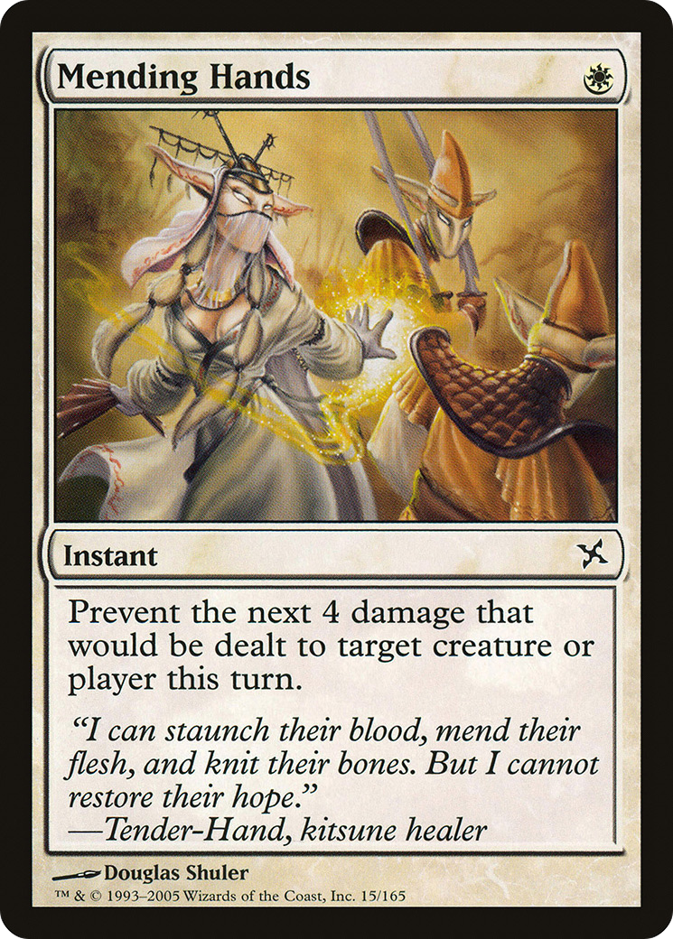 Mending Hands [Betrayers of Kamigawa] Foil