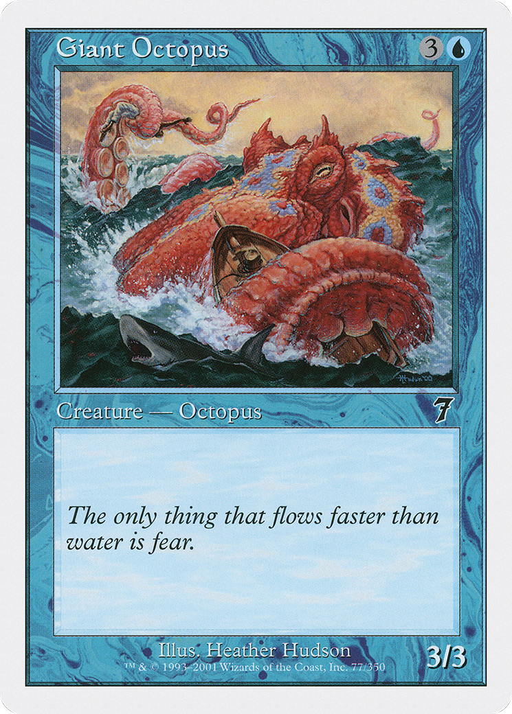 Giant Octopus [Seventh Edition] Foil