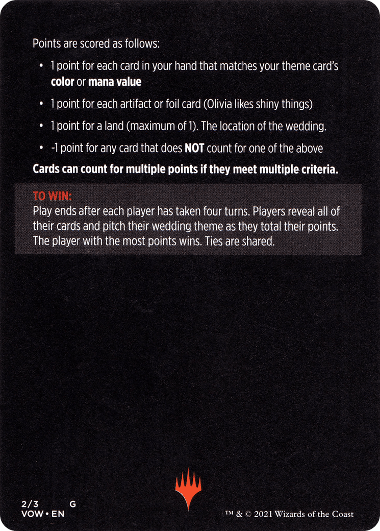 Vampire Wedding Planner // Vampire Wedding Planner (cont'd) (MVOW-002) - Innistrad: Crimson Vow Minigames Foil