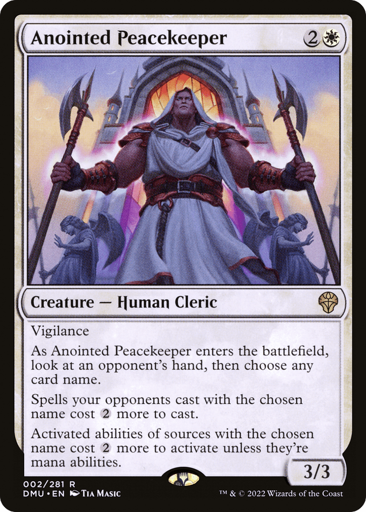 Anointed Peacekeeper [Dominaria United] Foil