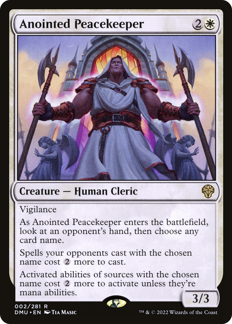 Anointed Peacekeeper [Dominaria United] Foil