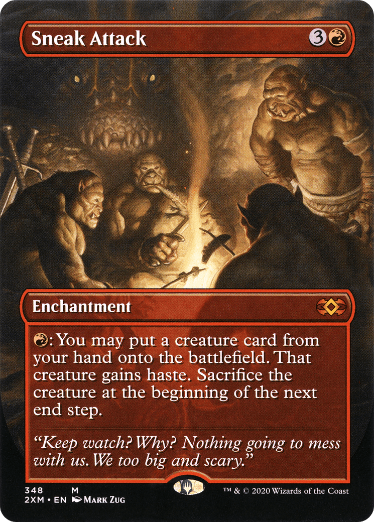 Sneak Attack (Toppers) [Double Masters] Foil