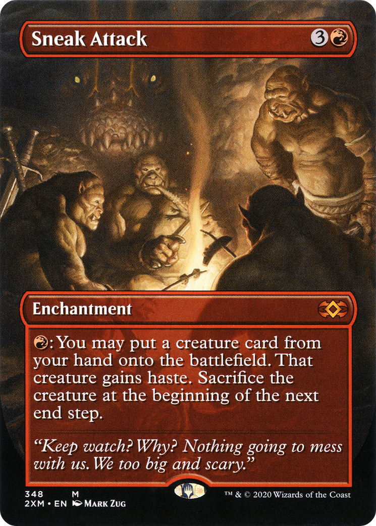 Sneak Attack (Toppers) [Double Masters] Foil