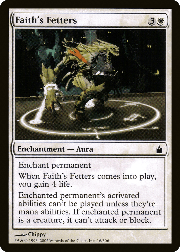 Faith's Fetters [Ravnica: City of Guilds] Foil