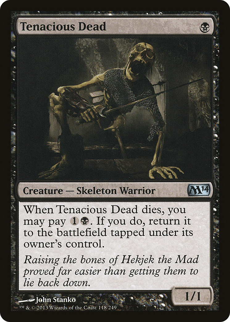 Tenacious Dead [Magic 2014] Foil
