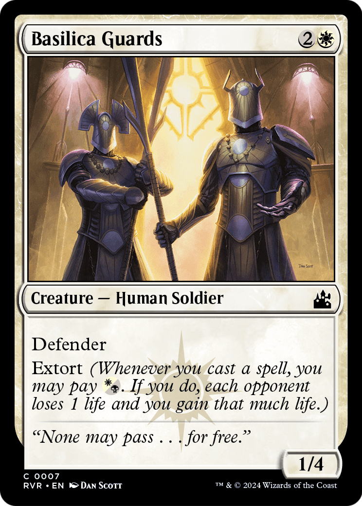 Basilica Guards [Ravnica Remastered] Foil