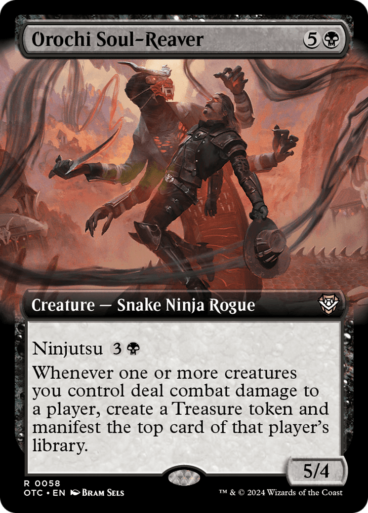 Orochi Soul-Reaver (Extended Art) [Outlaws of Thunder Junction Commander] Foil
