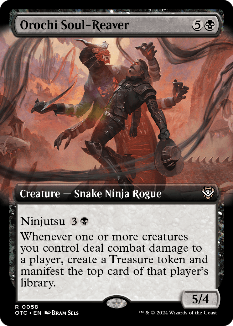 Orochi Soul-Reaver (Extended Art) [Outlaws of Thunder Junction Commander] Foil
