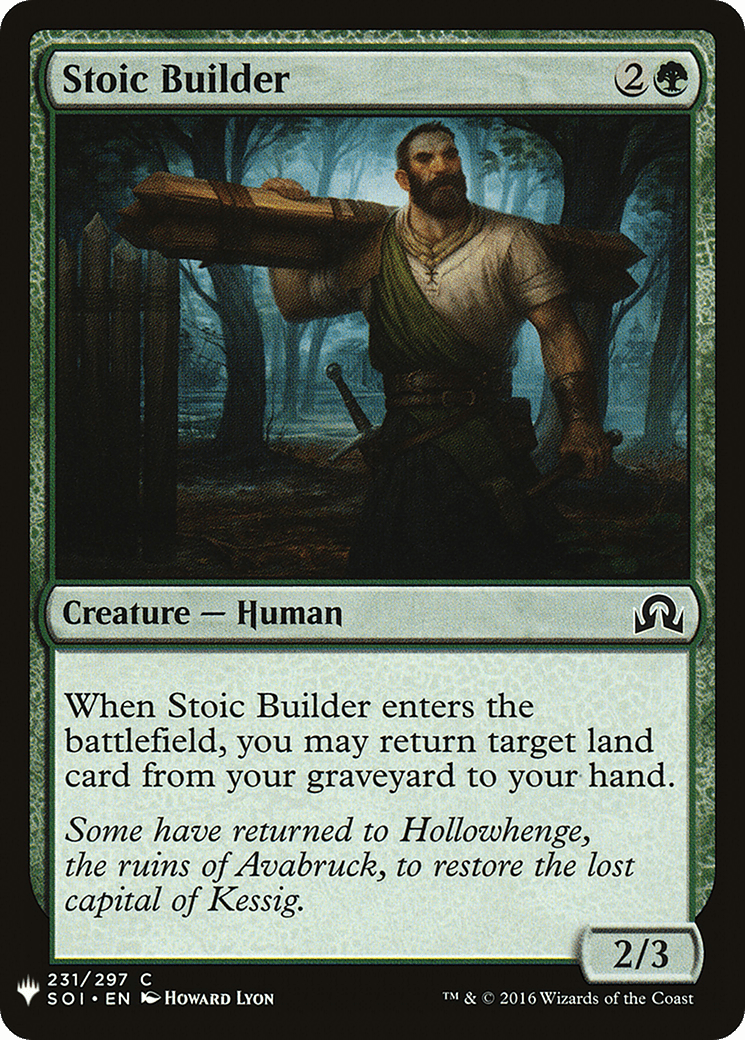 Stoic Builder |  (SOI-231) [The List]
