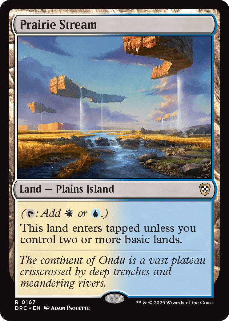 Prairie Stream (-167) [Commander: Aetherdrift]
