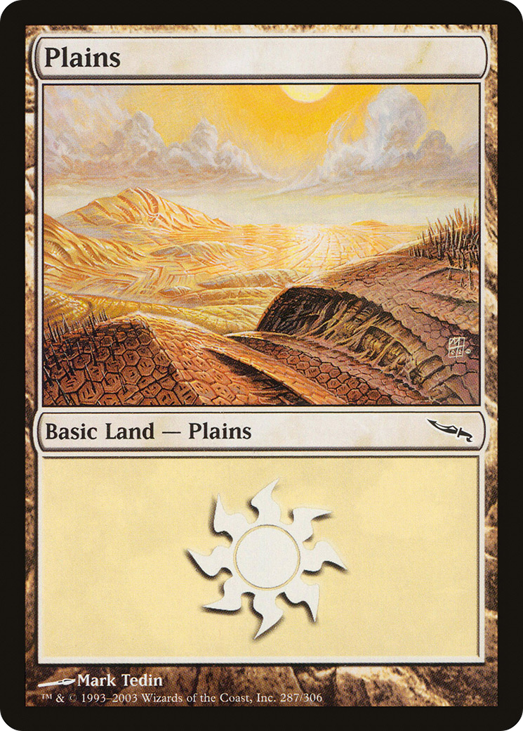Plains (287) [Mirrodin] Foil