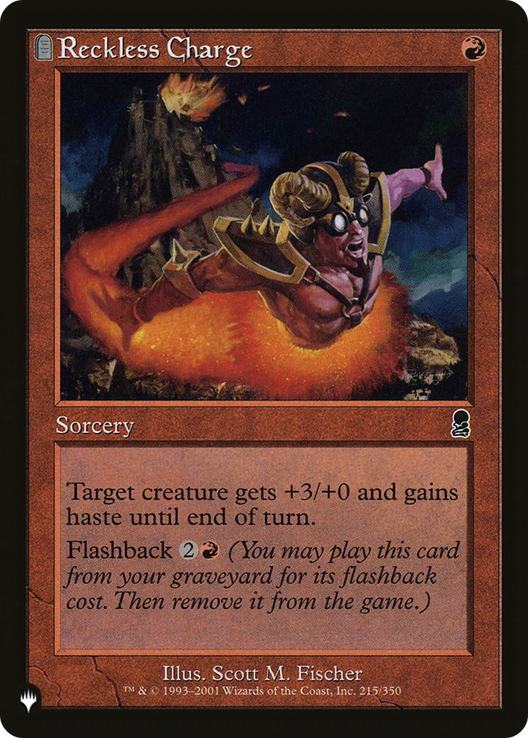 Reckless Charge |  (ODY-215) [The List]